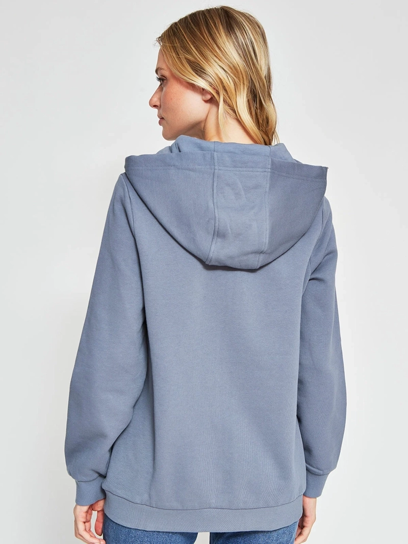 POLERÓN MUJER PEPE JEANS ALGODÓN CAPUCHA BORDADO - 2