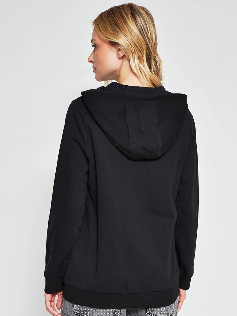 POLERÓN MUJER PEPE JEANS ALGODÓN CAPUCHA BORDADO - 2
