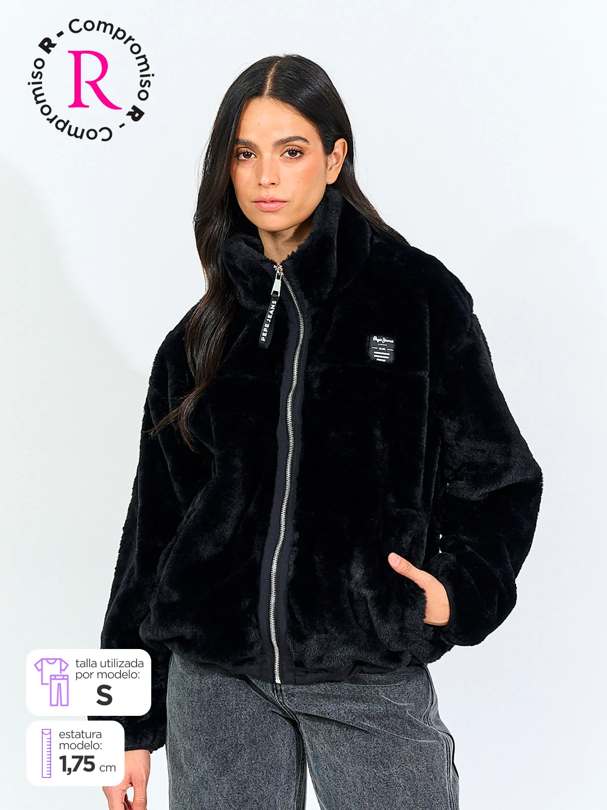 POLERÓN MUJER PEPE JEANS PELUDO - 1