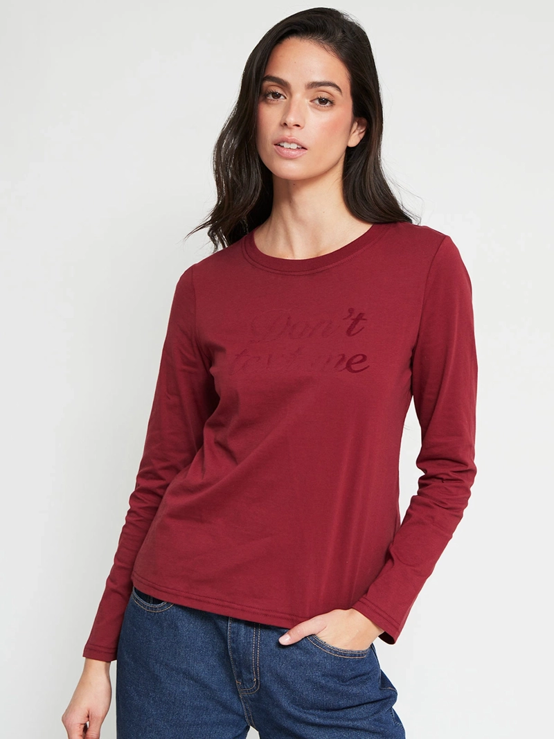 POLERA MUJER PEPE JEANS ALGODÓN MANGA LARGA RIB - 2