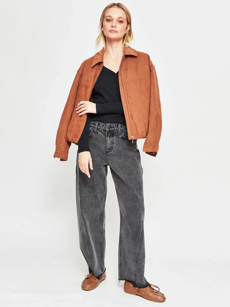 POLERA MUJER PEPE JEANS ALGODÓN MANGA LARGA RIB - 4