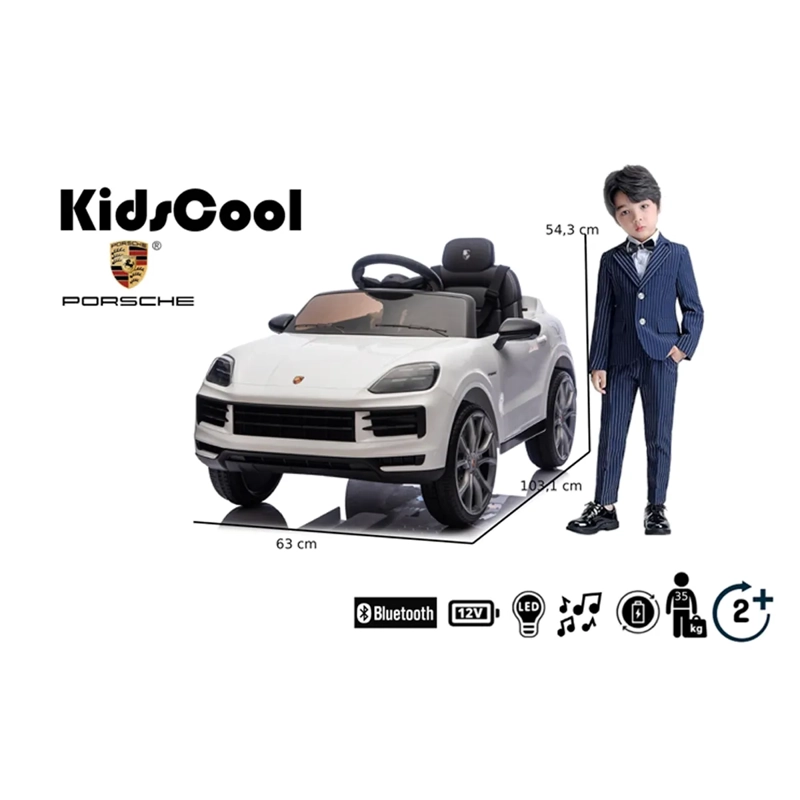 AUTO A BATERIA KIDSCOOL PORSCHE 12V 2M - 5