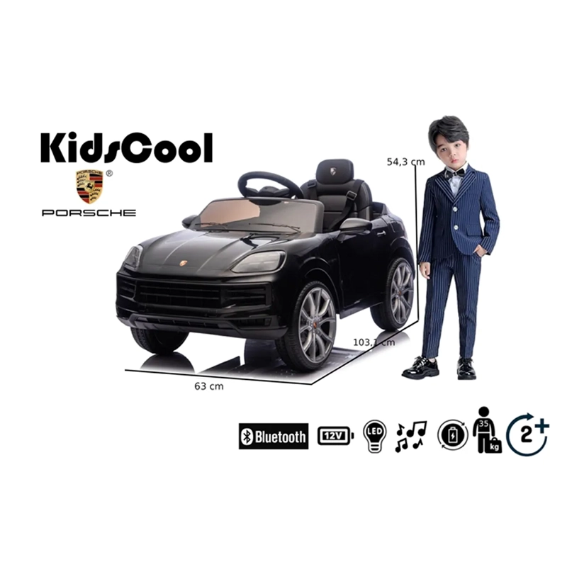 AUTO A BATERIA KIDSCOOL PORSCHE 12V 2M - 5