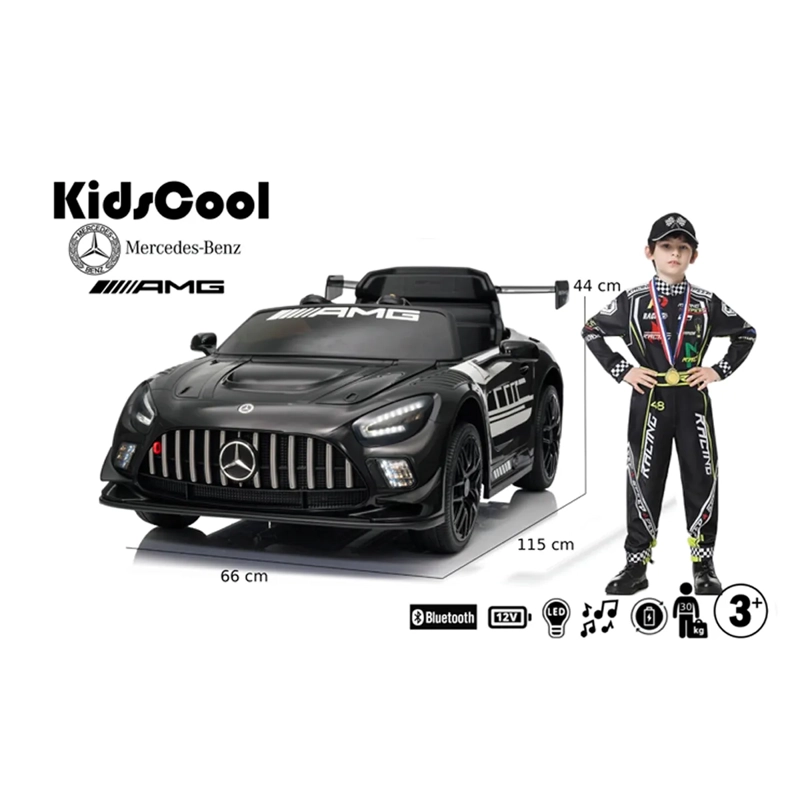 AUTO A BATERÍA KIDSCOOL MERCEDES BENZ AMG GT3 12V2M - 6