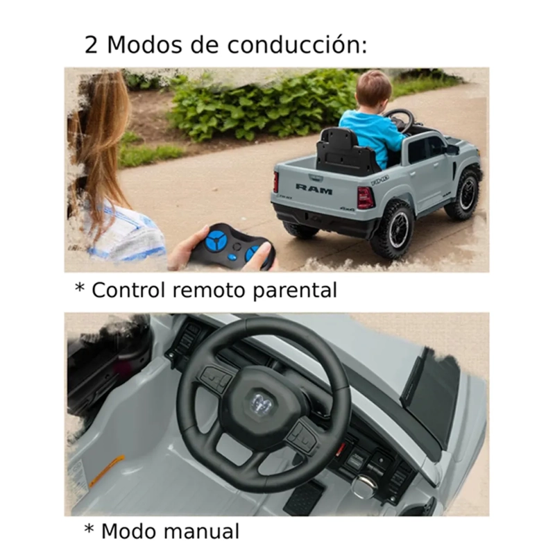 CAMIONETA A BATERÍA KIDSCOOL RAM 1500RHO  T  12V2M - 6