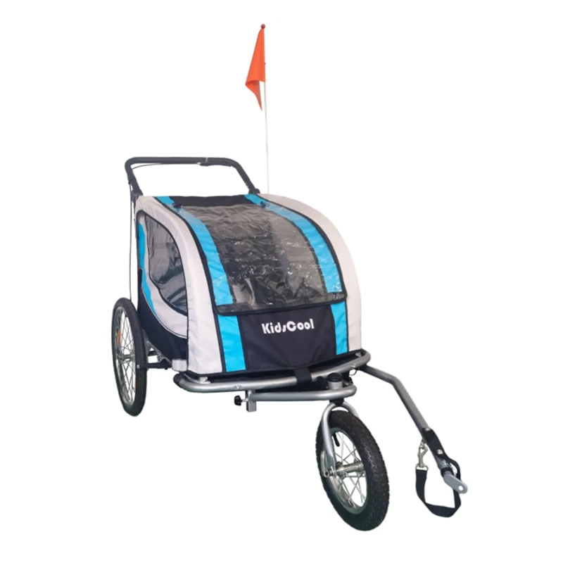 CARRO JOGGER AZUL BABY TRAILER DUPLEX - 1