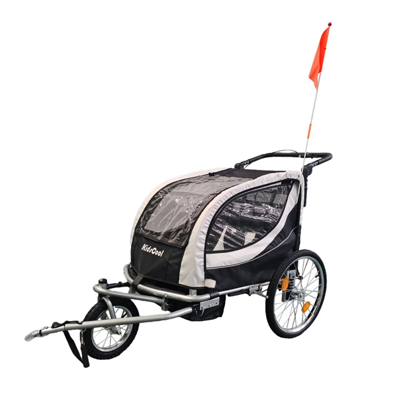 CARRO JOGGER NEGRO BABY TRAILER DUPLEX - 1