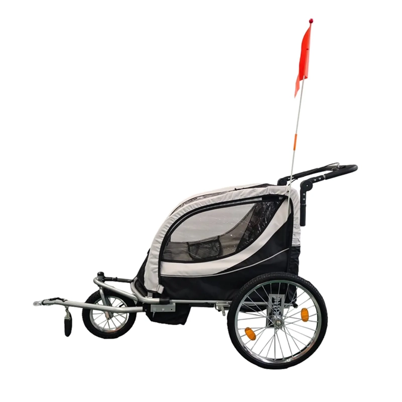 CARRO JOGGER NEGRO BABY TRAILER DUPLEX - 2