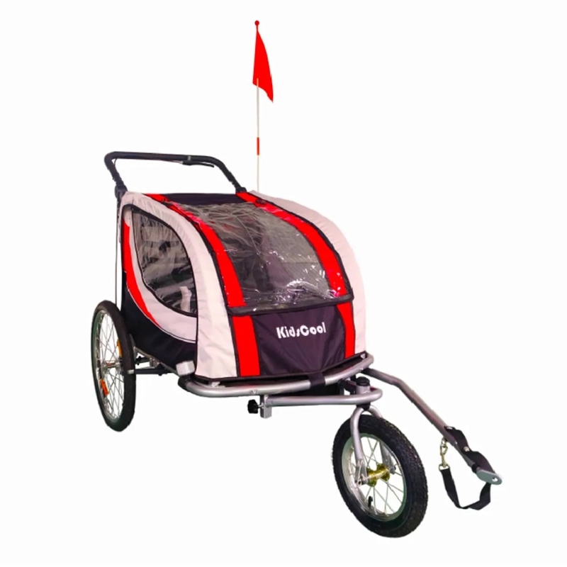 CARRO JOGGER ROJO BABY TRAILER DUPLEX - 1