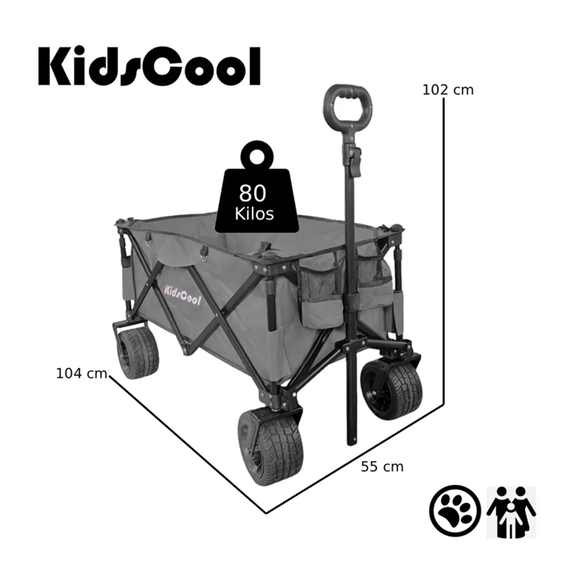 CARRO WAGON GRIS PLEGABLE - 7