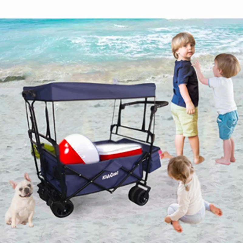 CARRO WAGON PLEGABLE AZUL - 5