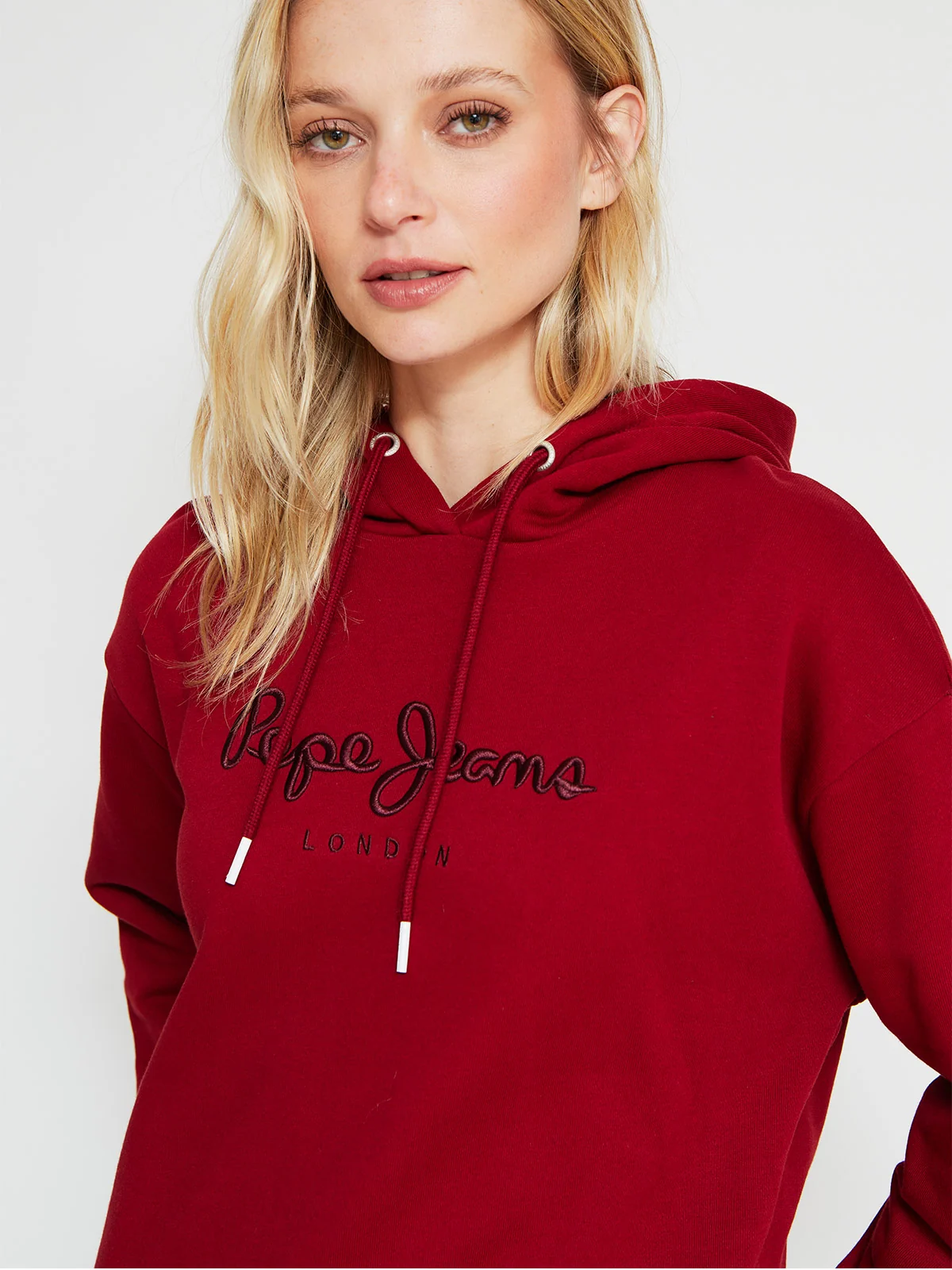 POLERÓN MUJER PEPE JEANS ALGODÓN CAPUCHA - 3