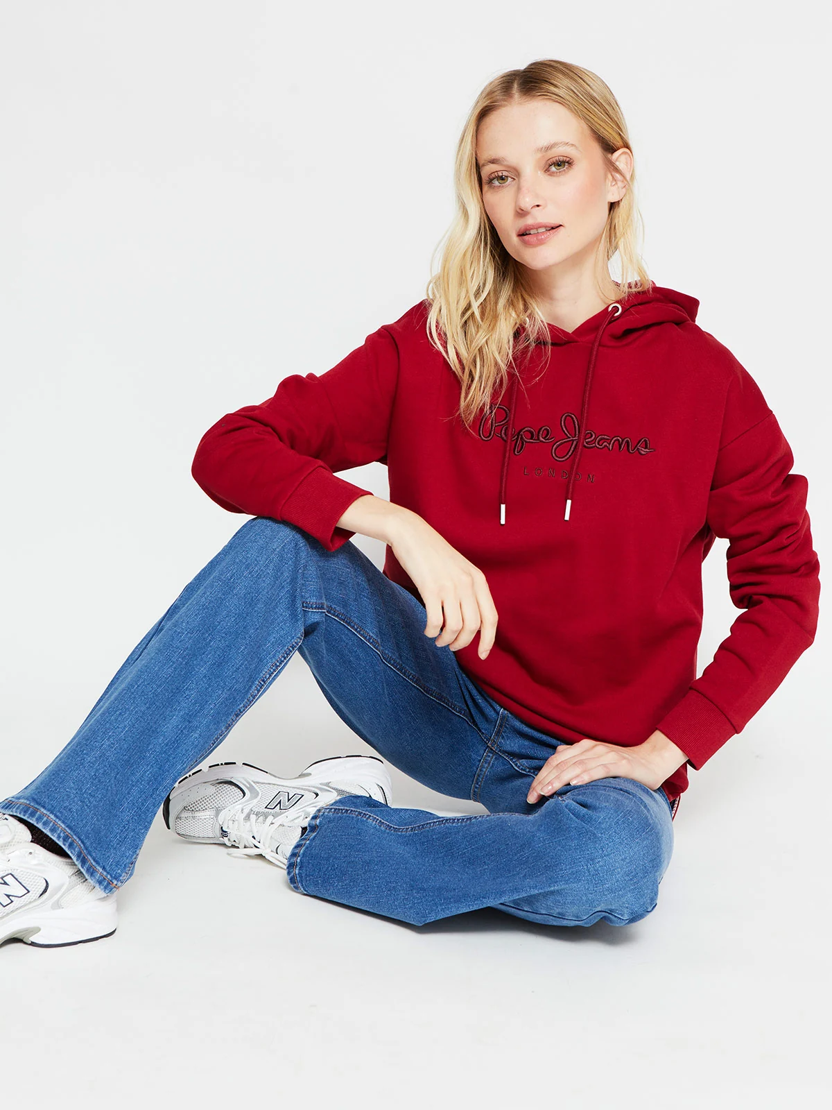 POLERÓN MUJER PEPE JEANS ALGODÓN CAPUCHA - 4