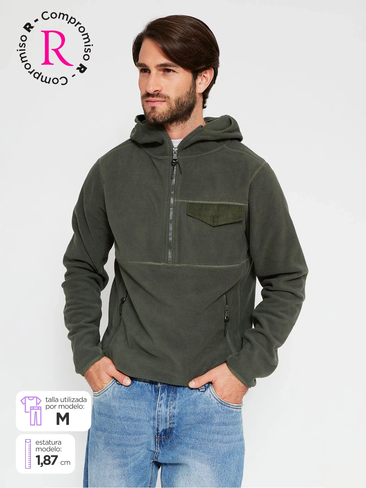 POLERÓN HOMBRE CLOUDBREAK POLAR HALF ZIPPER - 1