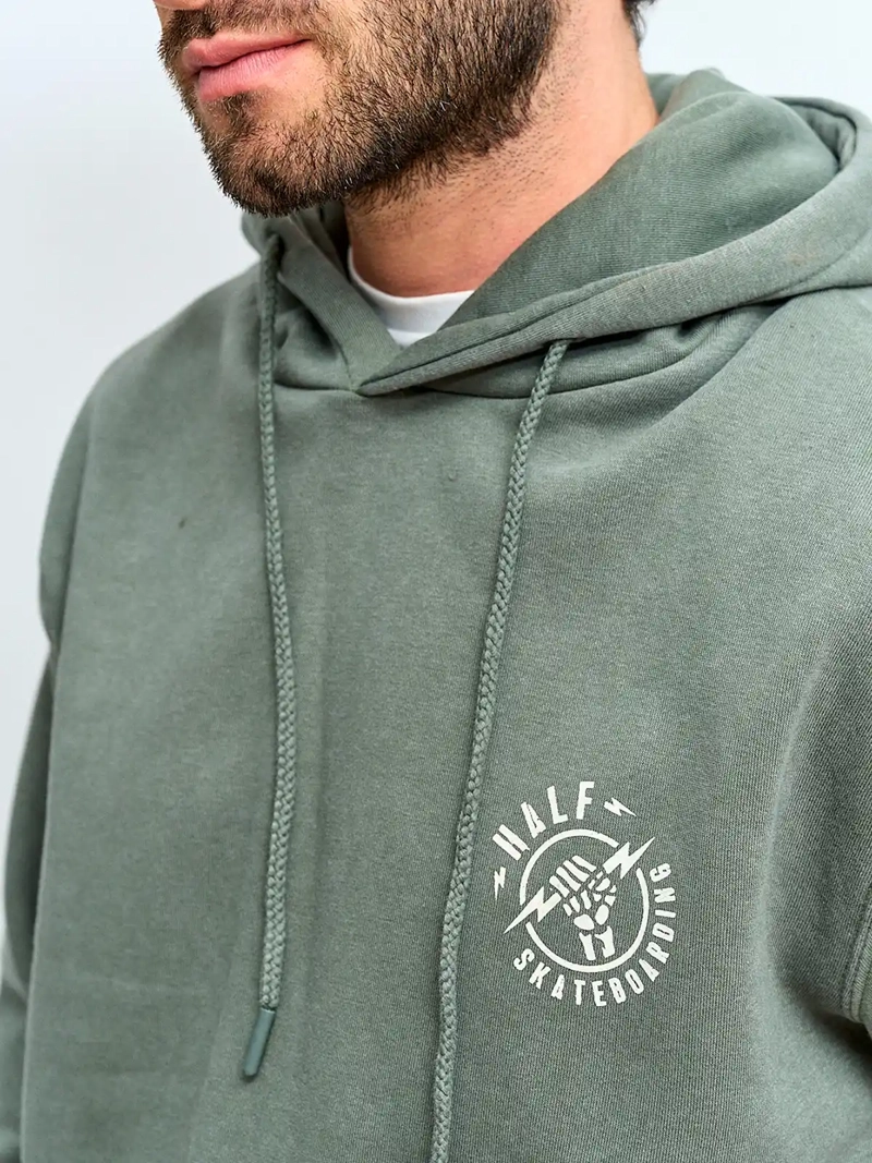 POLERÓN HOMBRE HALF ALGODÓN HOODIE PRINT - 3