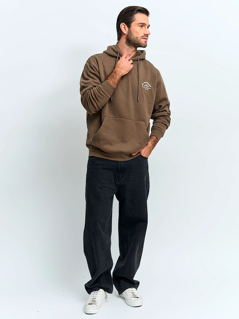 POLERÓN HOMBRE HALF ALGODÓN HOODIE PRINT - 4