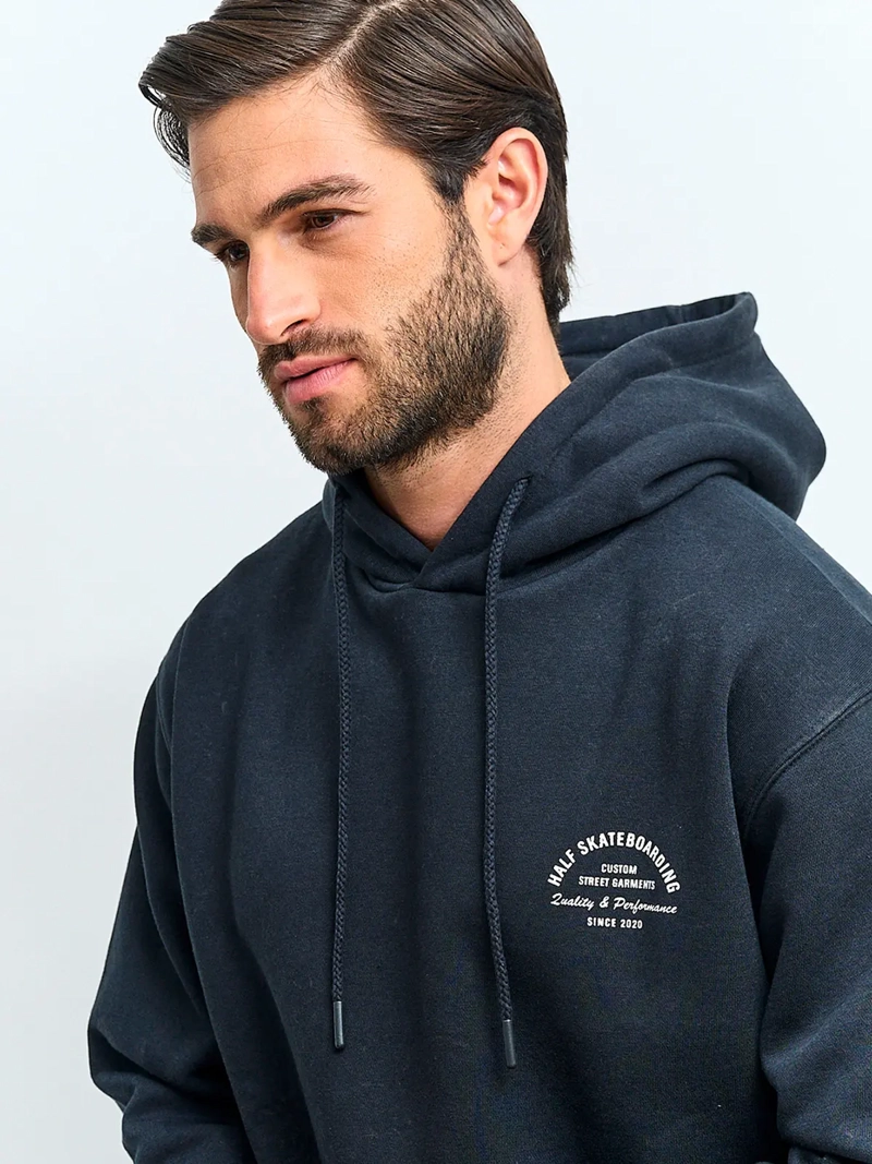 POLERÓN HOMBRE HALF ALGODÓN HOODIE PRINT - 3