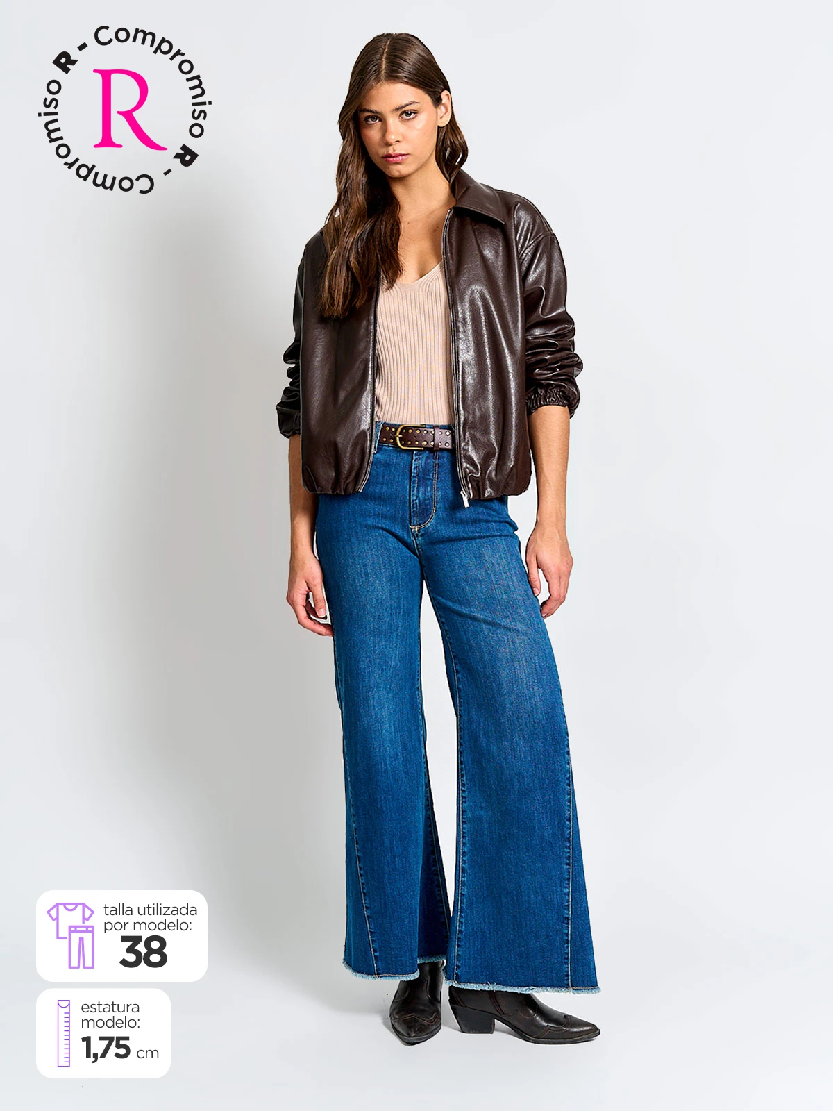 TATIENNE JEANS MUJER TATIENNE ALGODÓN RECTO CORTES