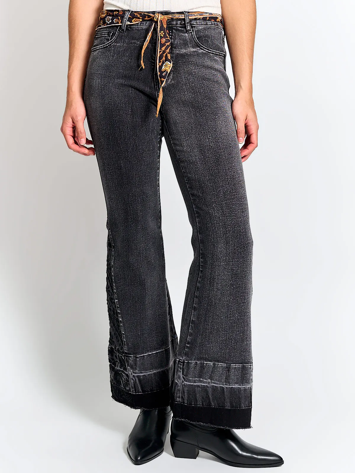 JEANS MUJER TATIENNE ALGODÓN FLARE - 2