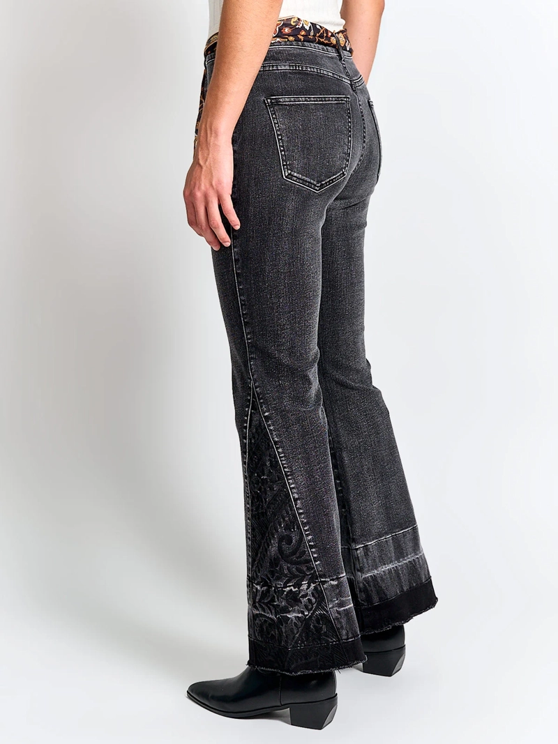 JEANS MUJER TATIENNE ALGODÓN FLARE - 3