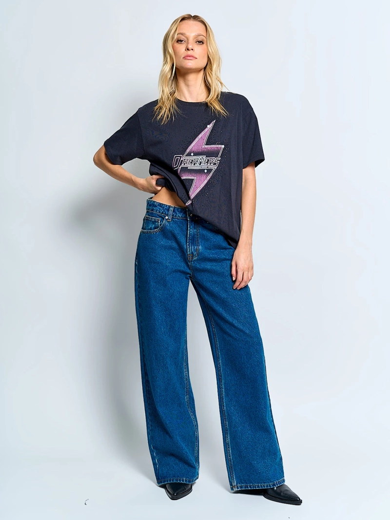 POLERA MUJER BARBADOS ALGODÓN GRÁFICA - 4