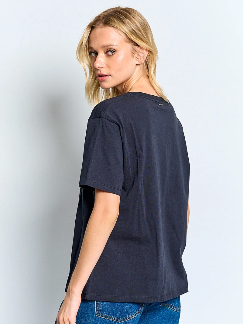 POLERA MUJER BARBADOS ALGODÓN GRÁFICA - 2