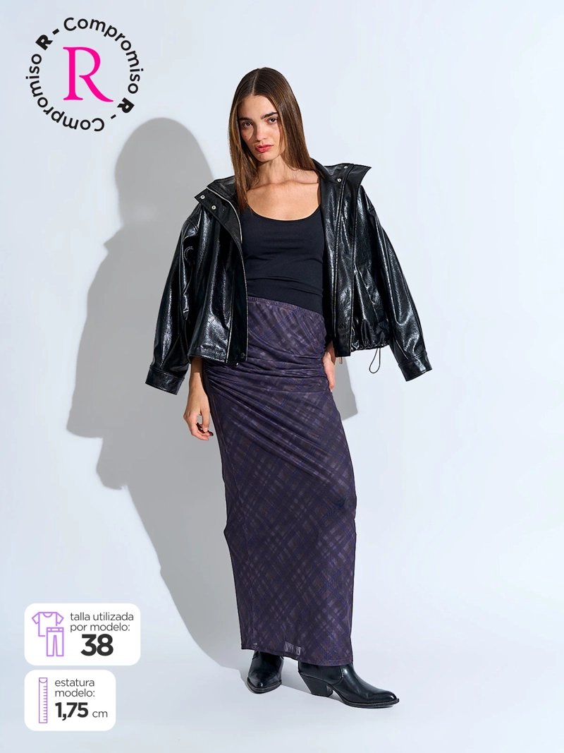 FALDA MUJER BARBADOS ESCOCESA - 1