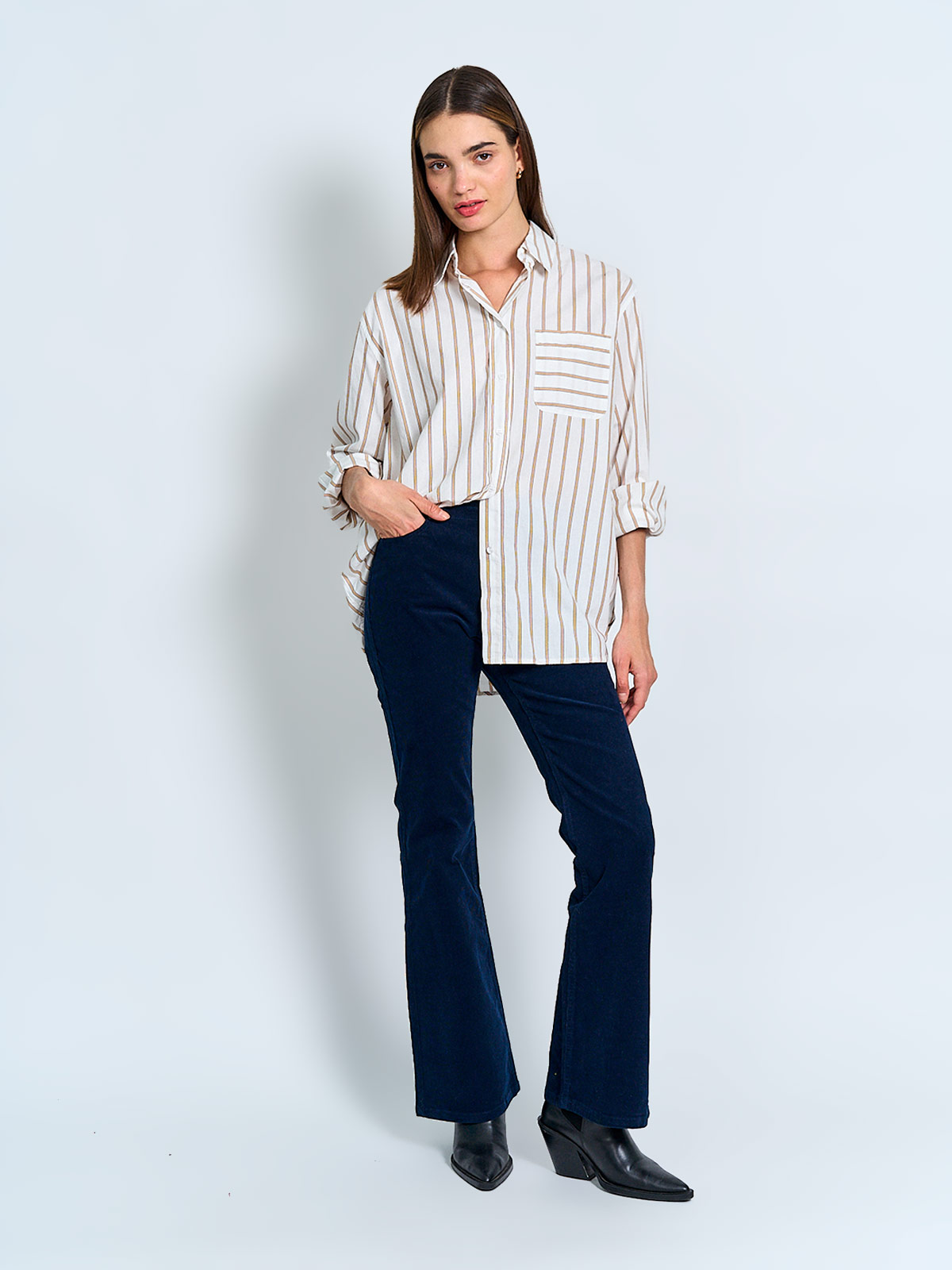 BLUSA MUJER PEPE JEANS ALGODÓN RAYAS - 4