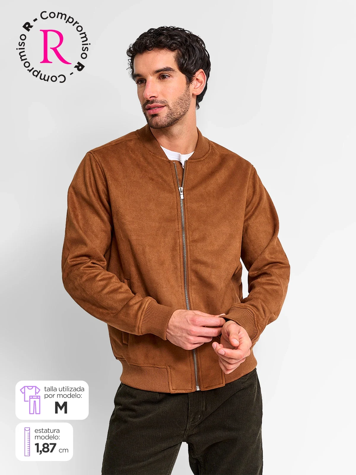 CHAQUETA HOMBRE KENNETH STEVENS SUEDE - 1