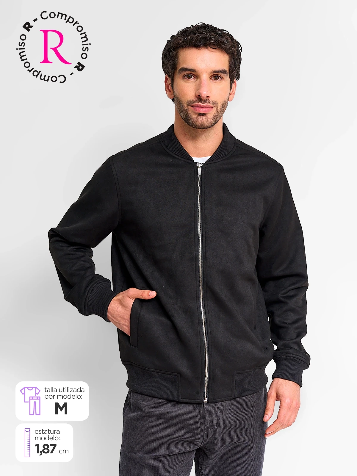 CHAQUETA HOMBRE KENNETH STEVENS SUEDE - 1
