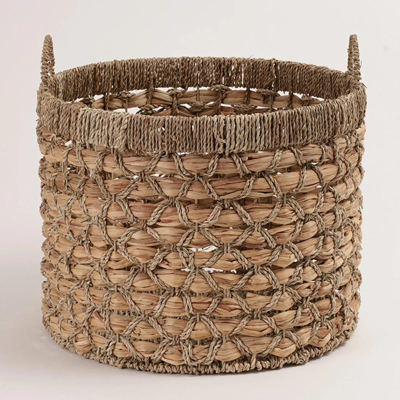 CANASTO DECORATIVO RIPLEY HOME BICOLOR DOBLE TX L - 1
