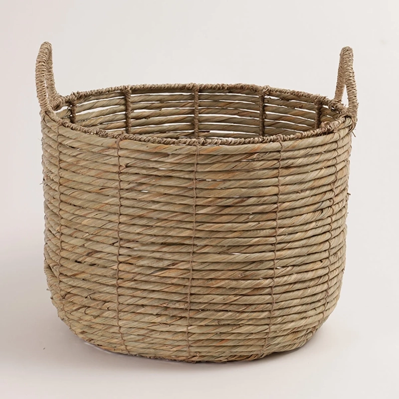 CANASTO DECORATIVO RIPLEY HOME LISO ASA L - 1