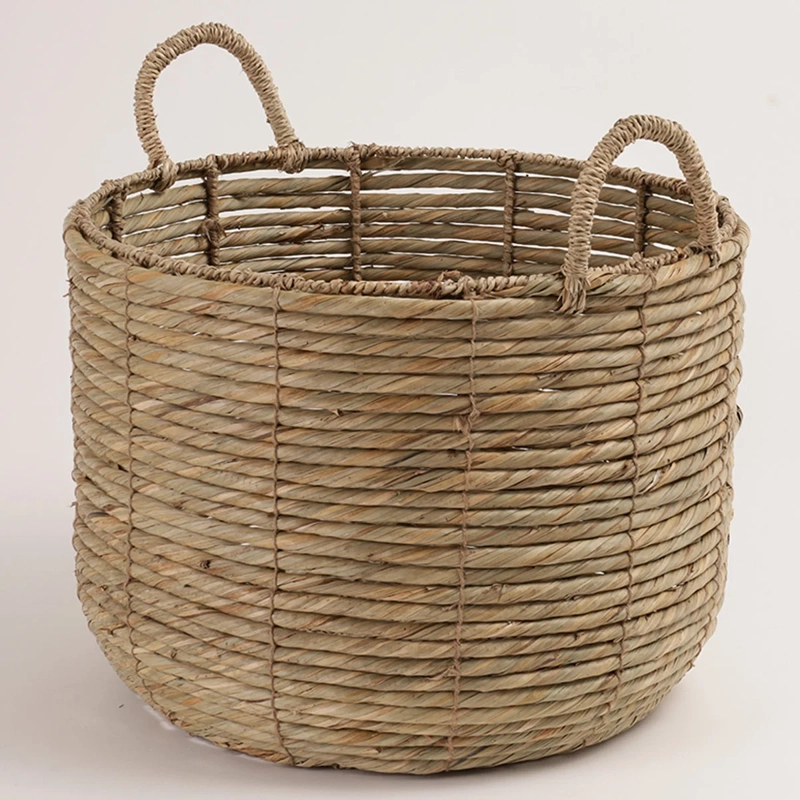 CANASTO DECORATIVO RIPLEY HOME LISO ASA L - 2