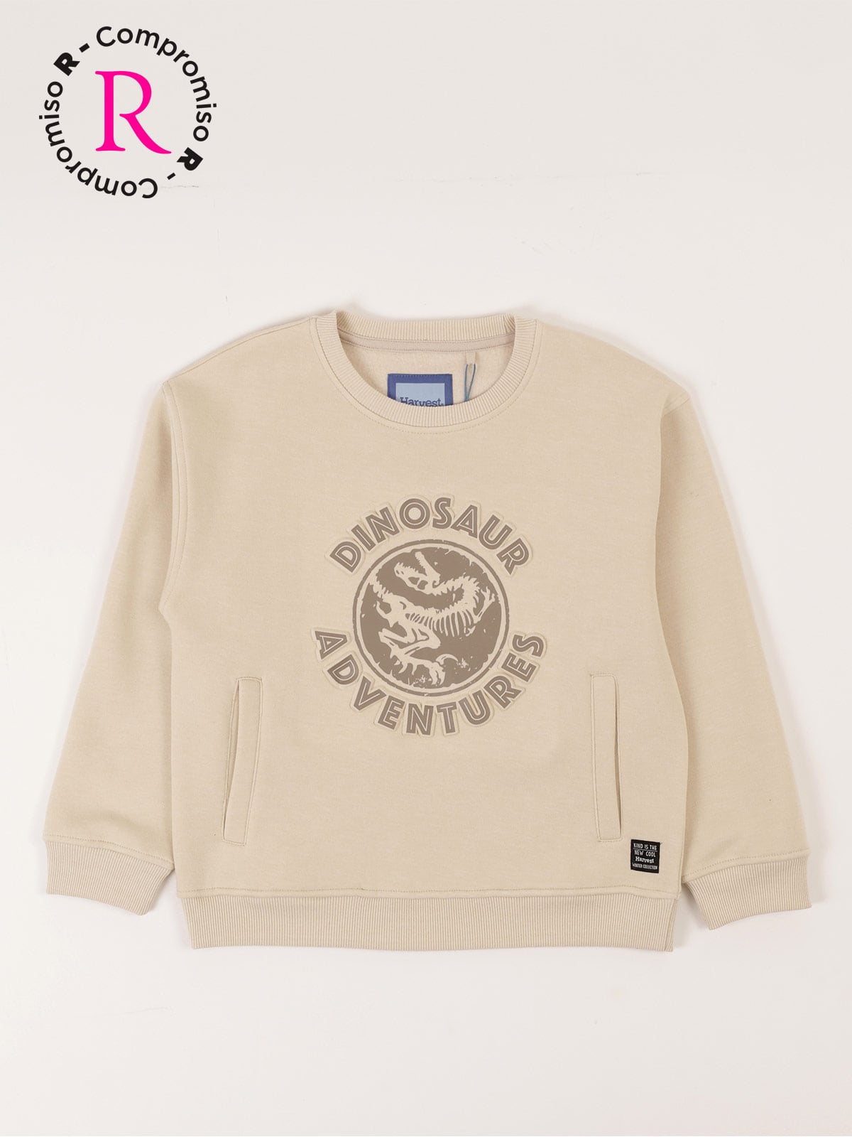 POLERON NIÑO HARVEST REGULAR FIT MANGA LARGA - 1