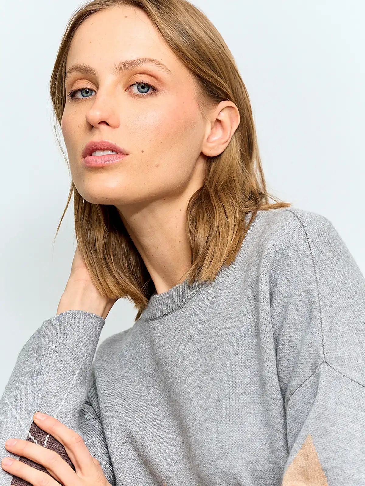 SWEATER MUJER CACHAREL CUELLO REDONDO MANGA LARGA - 3