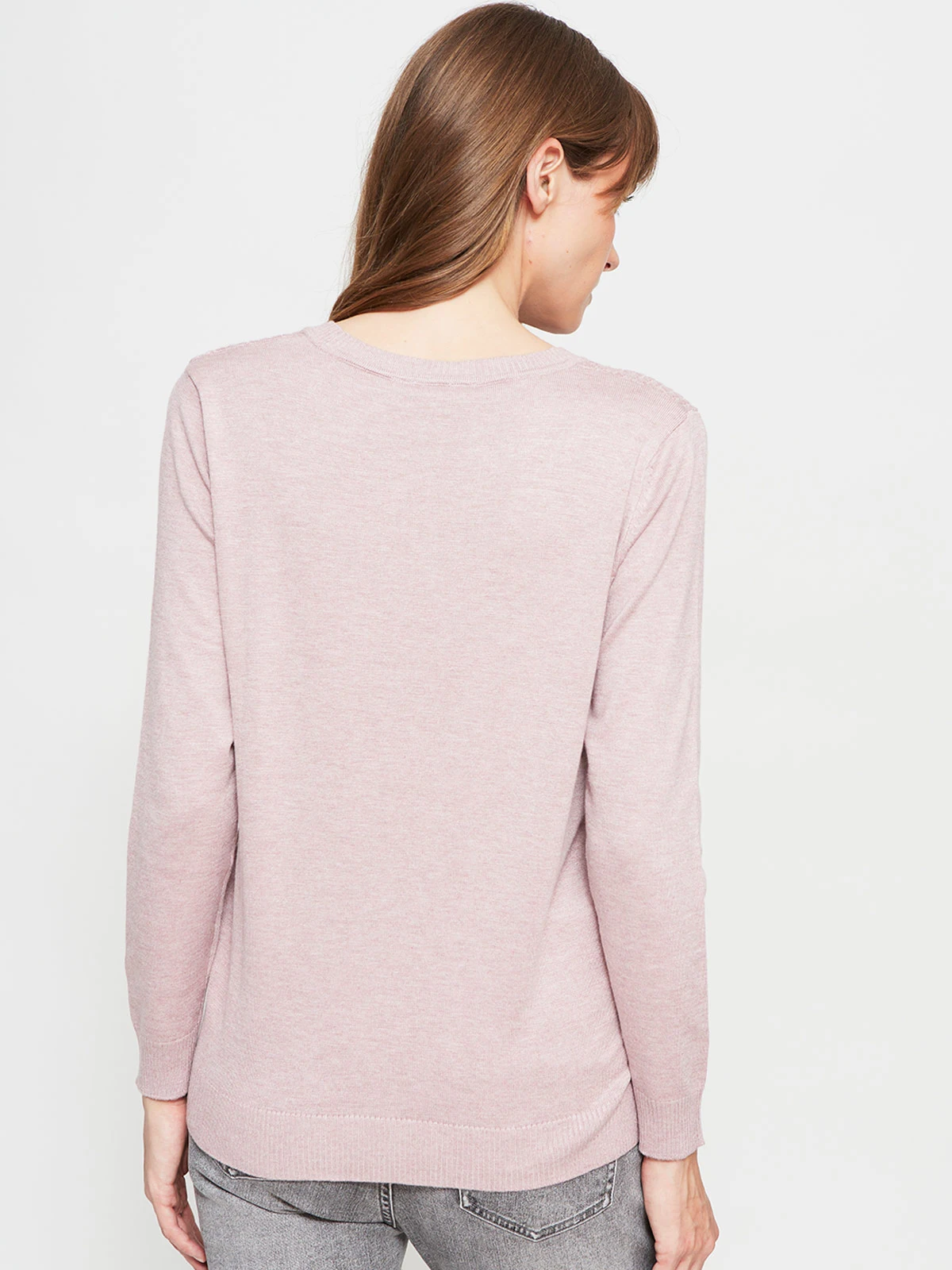 SWEATER MUJER AZIZ BÁSICO TRENZADO - 2