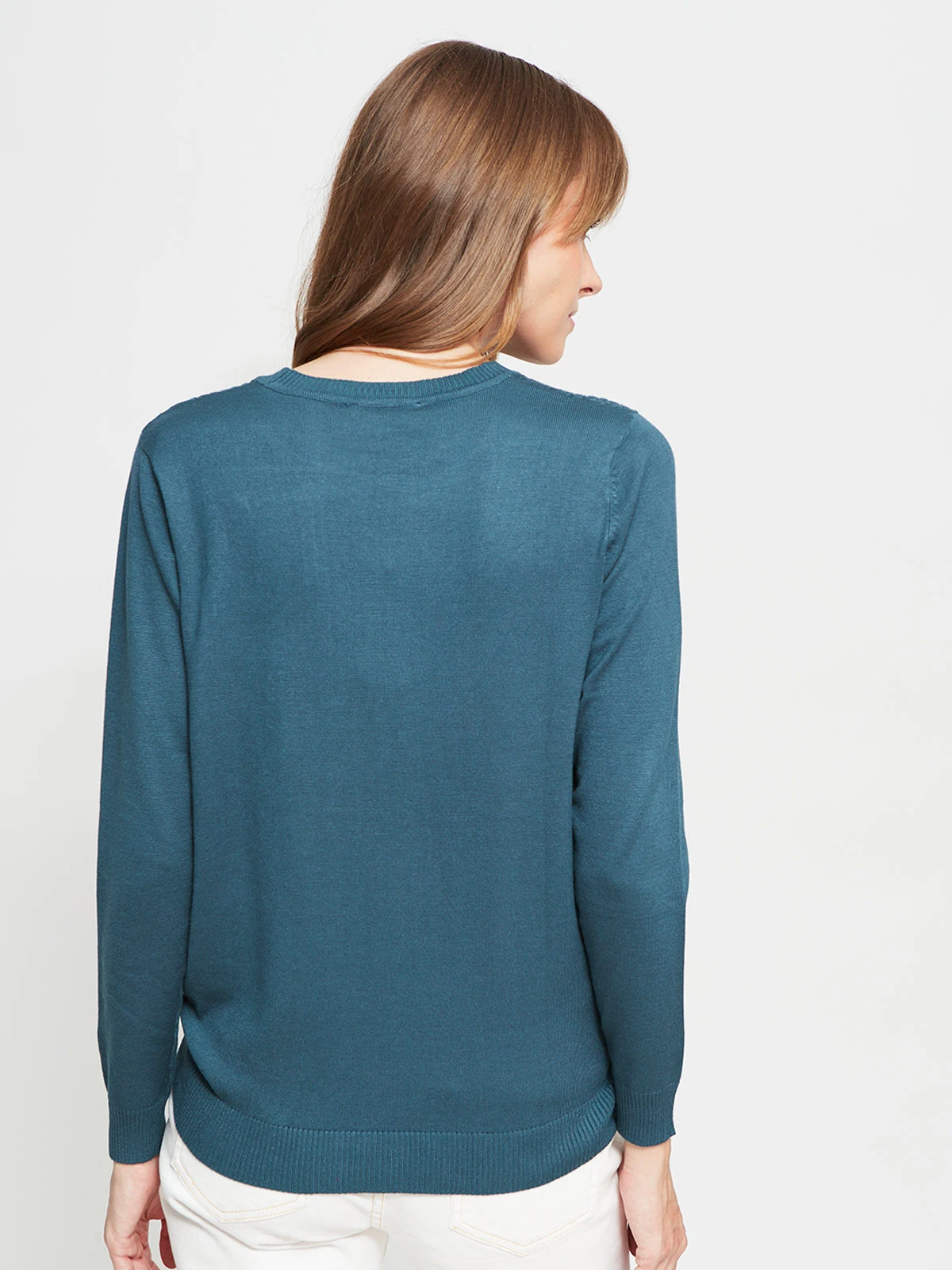 SWEATER MUJER AZIZ BÁSICO TRENZADO - 2