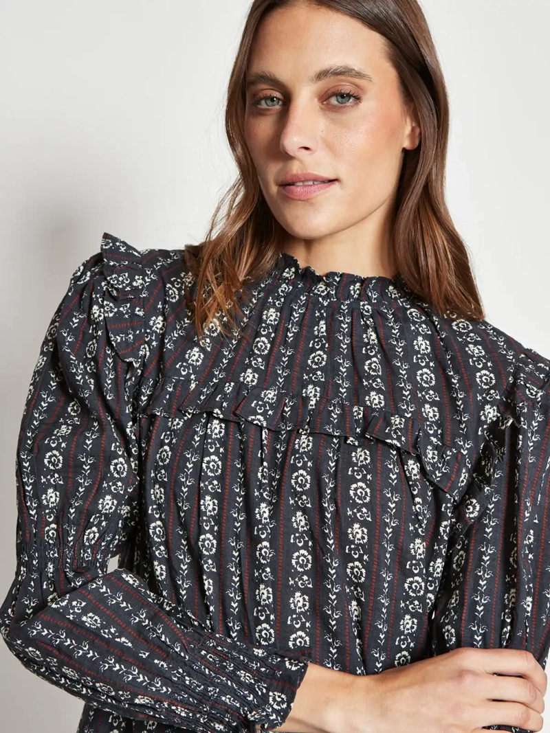 VESTIDO MUJER TATIENNE ALGODÓN CUELLO PANAL - 4