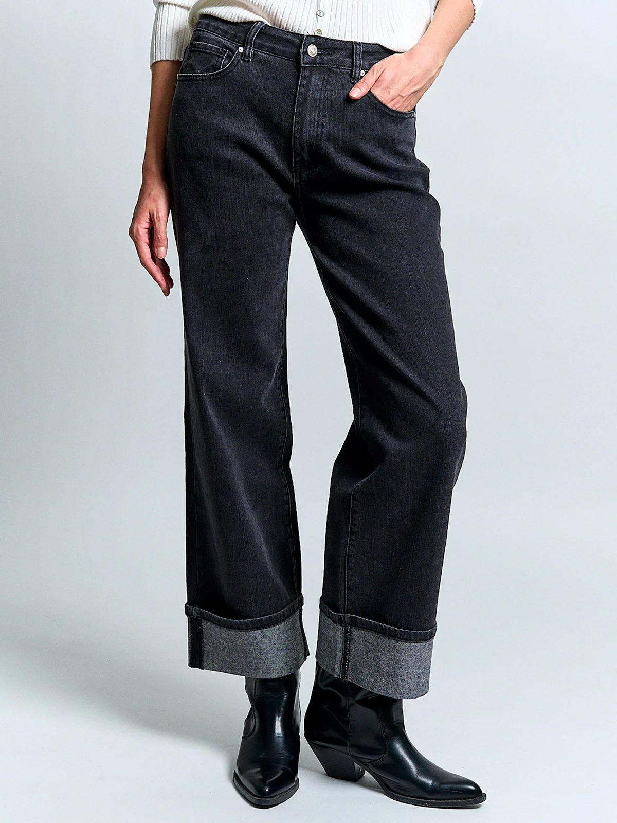 JEANS MUJER MARQUIS ALGODÓN FOLDED - 2