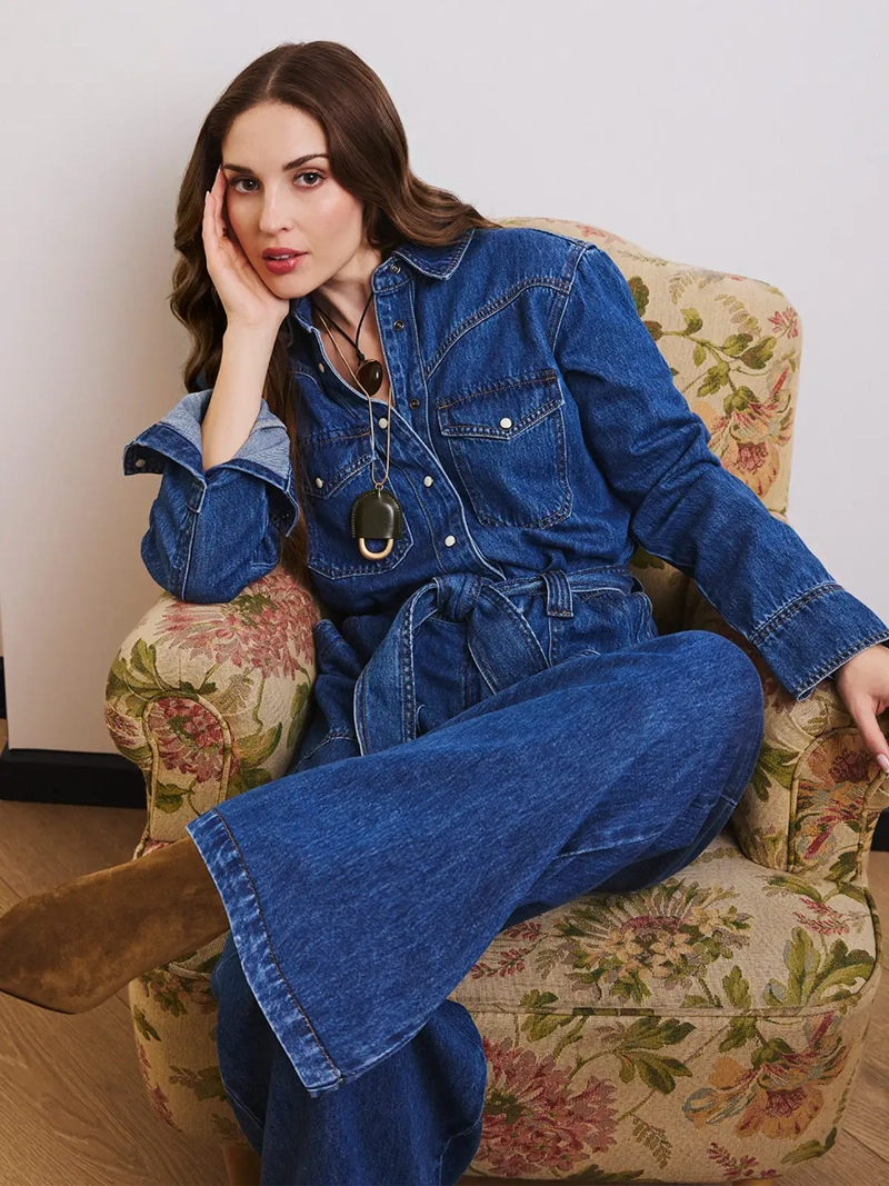 ENTERITO MUJER MARQUIS ALGODÓN DENIM - 1