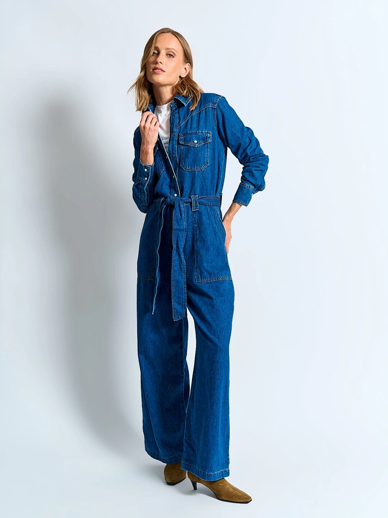 ENTERITO MUJER MARQUIS ALGODÓN DENIM - 4