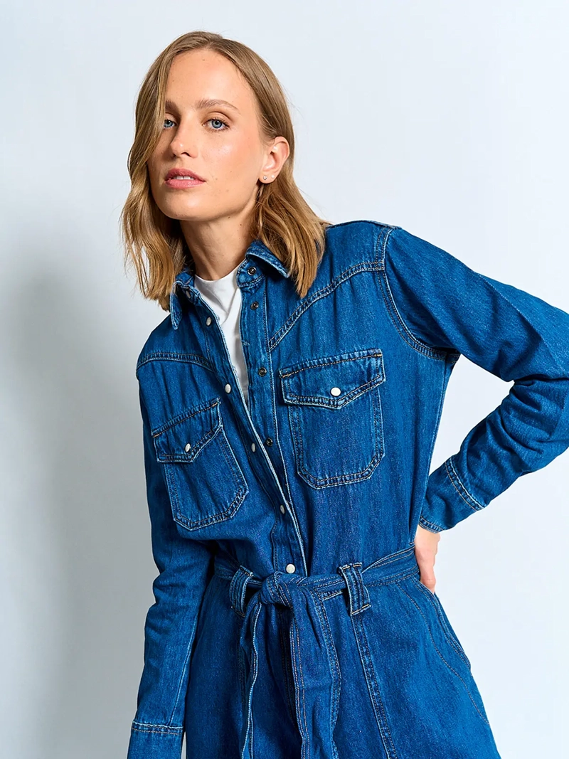 ENTERITO MUJER MARQUIS ALGODÓN DENIM - 6