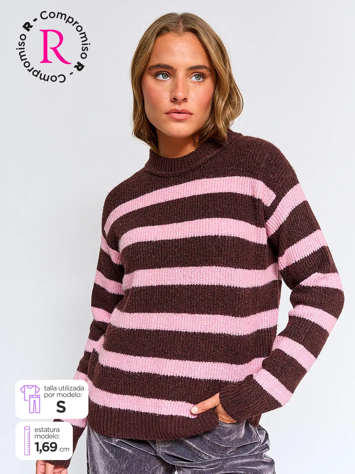 SWEATER MUJER AEROPOSTALE CUELLO REDONDO - 1