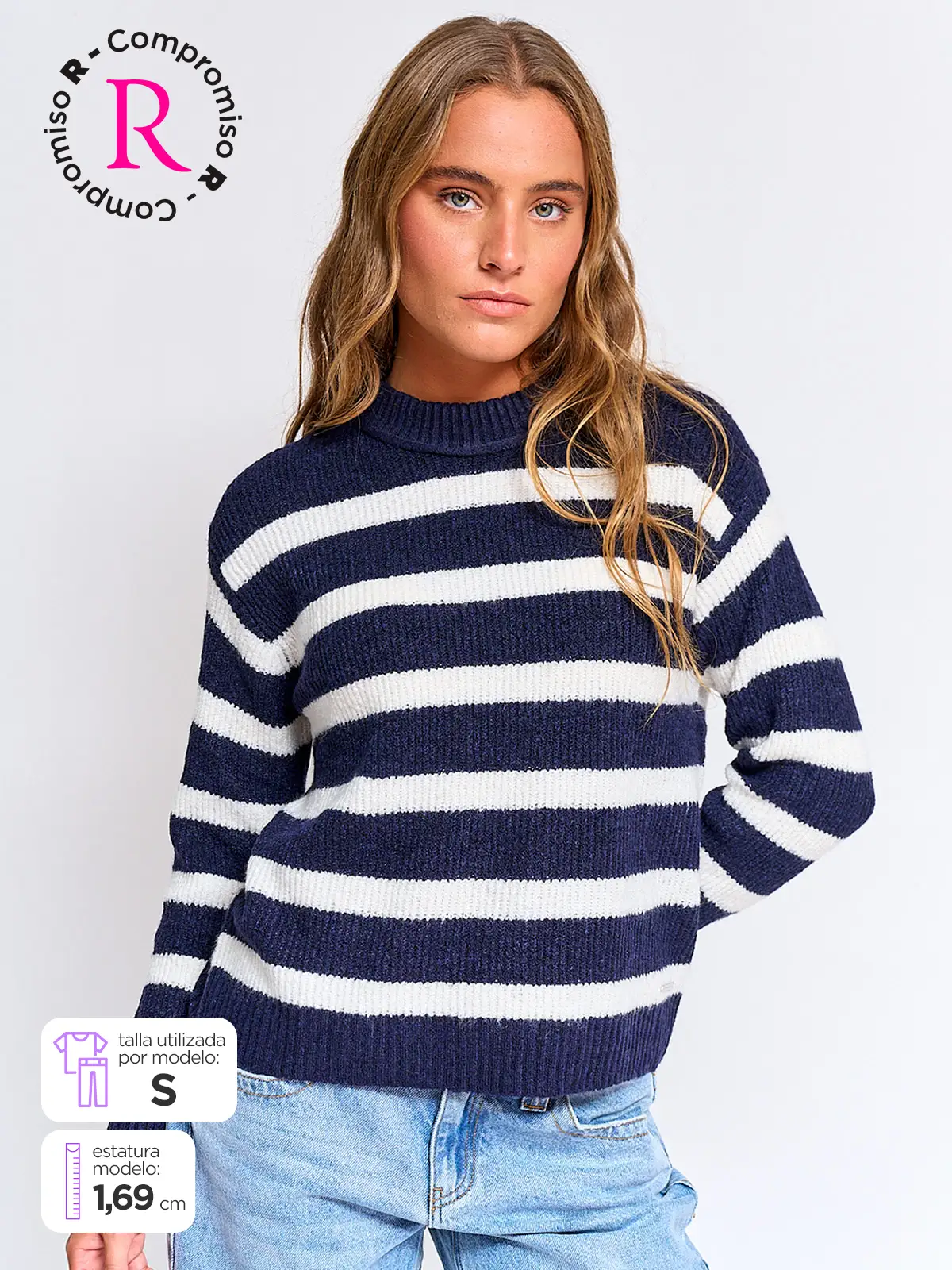 SWEATER MUJER AEROPOSTALE CUELLO REDONDO - 1