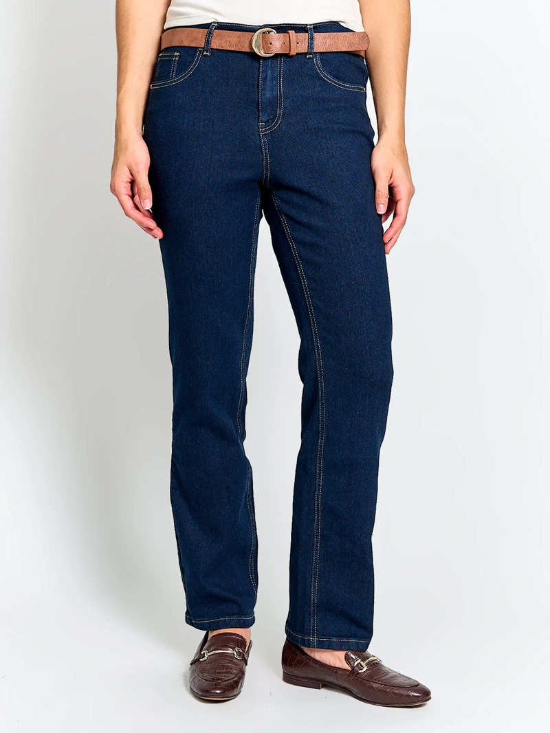 JEANS MUJER CACHAREL ALGODÓN SKINNY CINTURÓN - 2