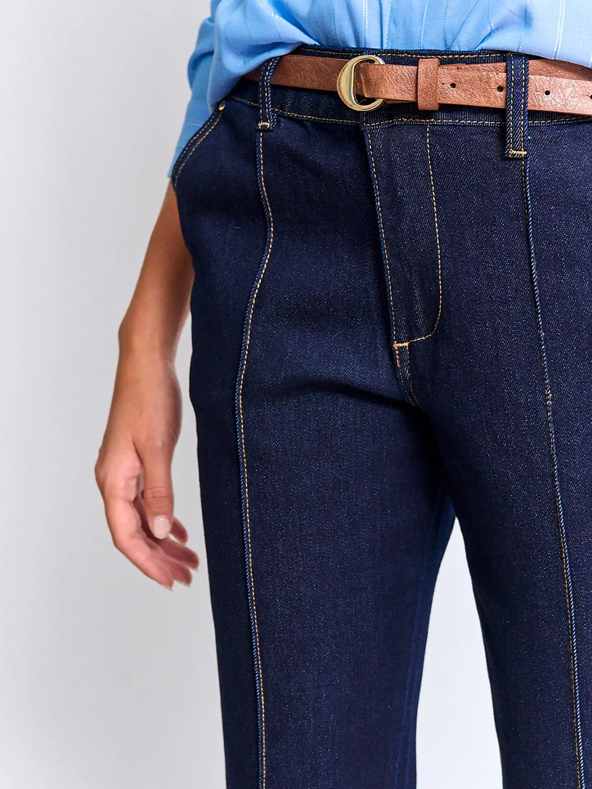 JEANS MUJER CACHAREL ALGODÓN RECTO - 4