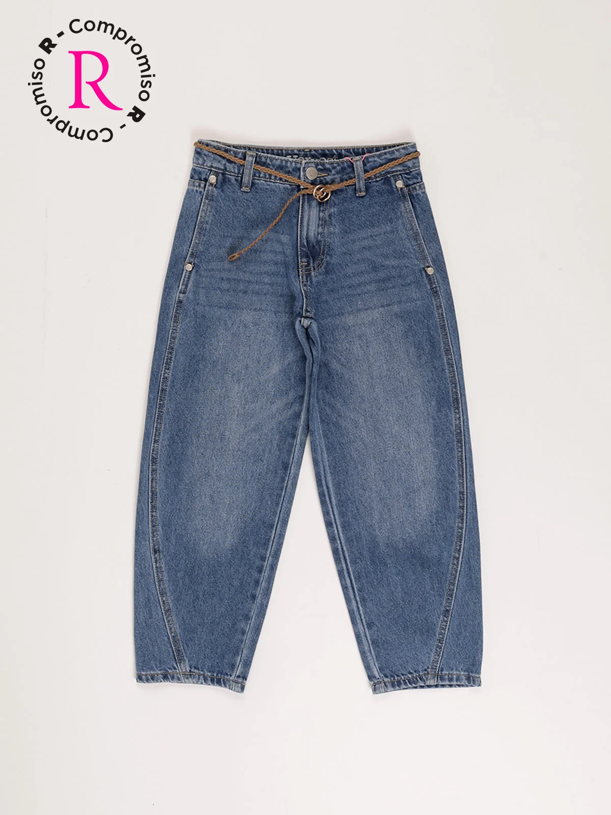 JEANS NIÑA HARVEST ALGODÓN DENIM - 1