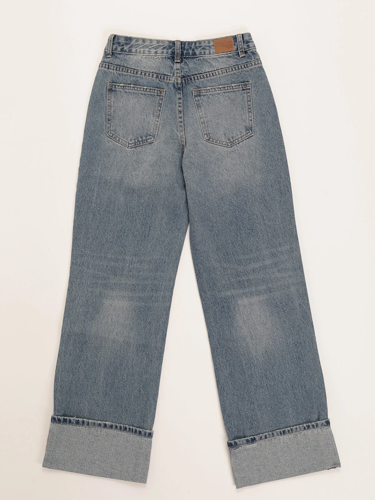 JEANS NIÑA INDEX RECTO BASTA DOBLADA - 2