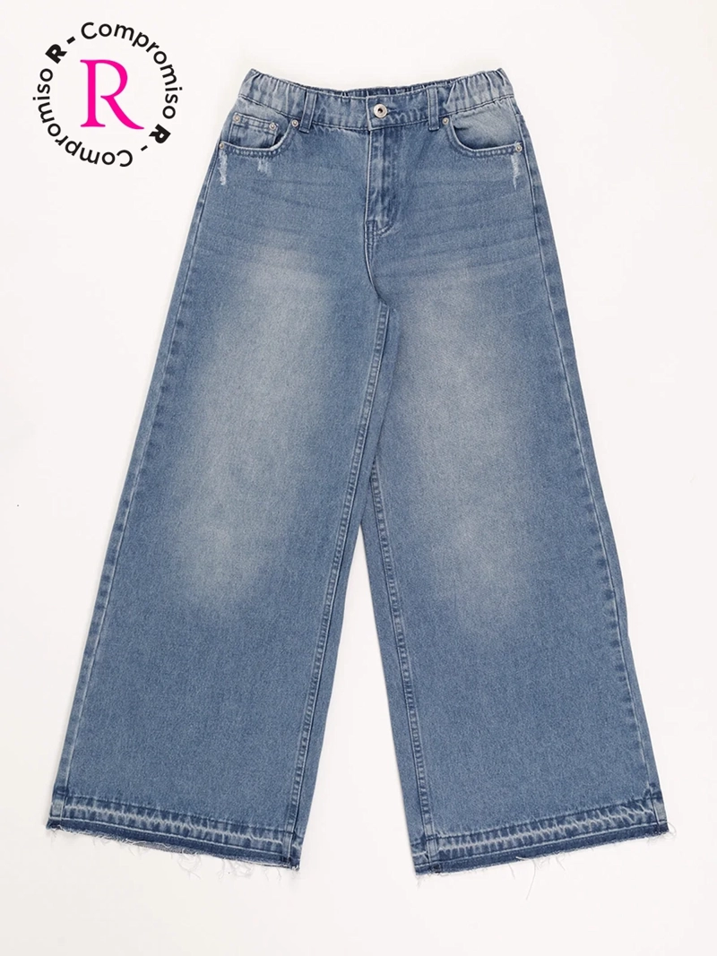 JEANS NIÑA INDEX WIDE DESFLECADO - 1