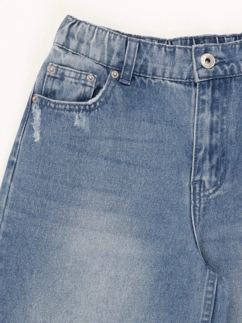 JEANS NIÑA INDEX WIDE DESFLECADO - 3